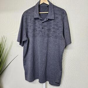 Ogio Men's Blue heathered Polo Shirt with Motorola Embroidery‎ XL